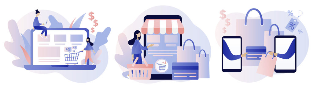 E-commerce illustrations